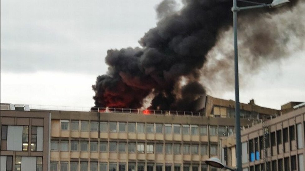 Vzriv raztarsi universitetska sgrada /VIDEO/