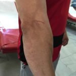 Потърпевшият е одран при дърпането от страна на полицая.