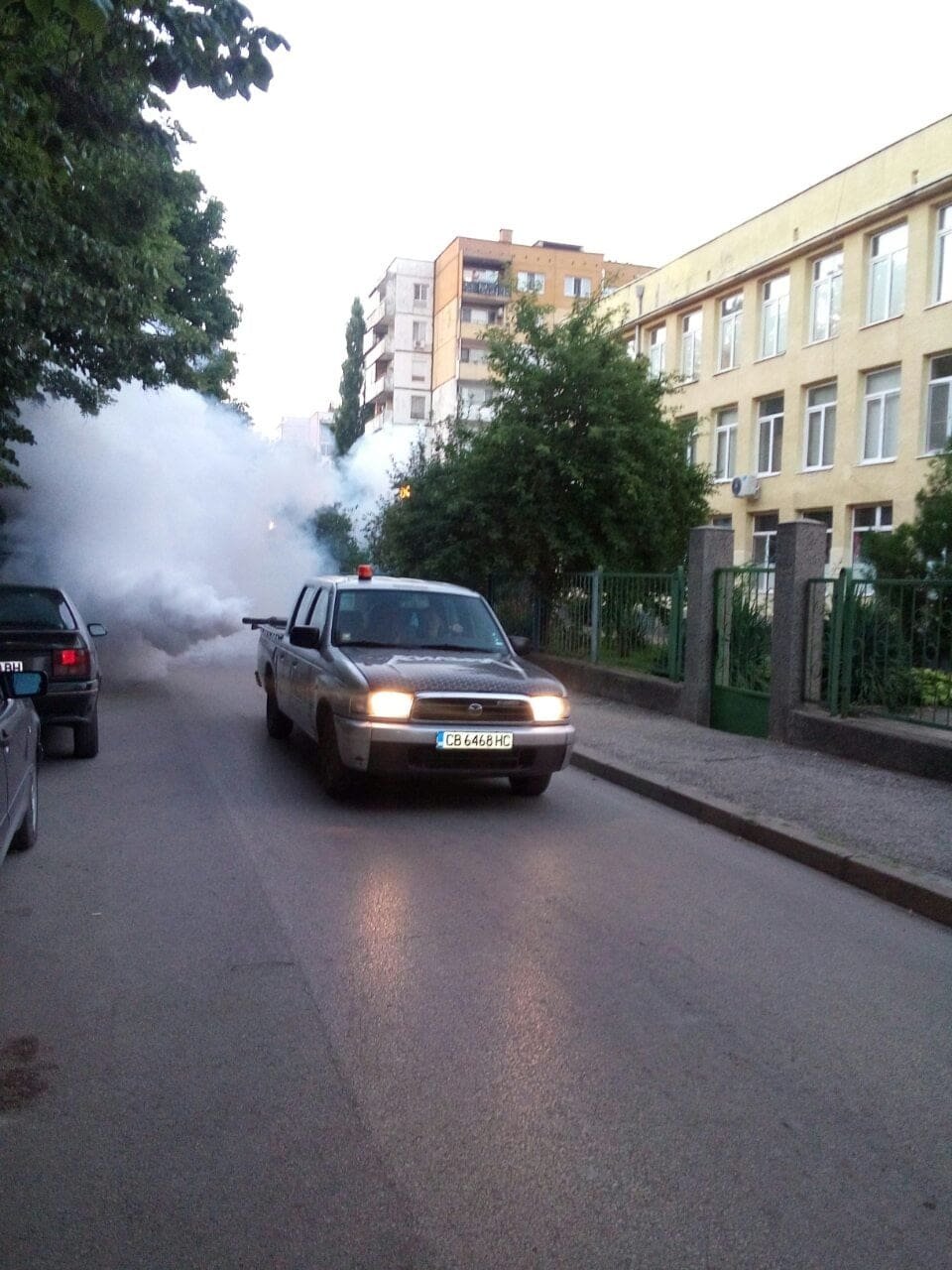 pruskane na komari