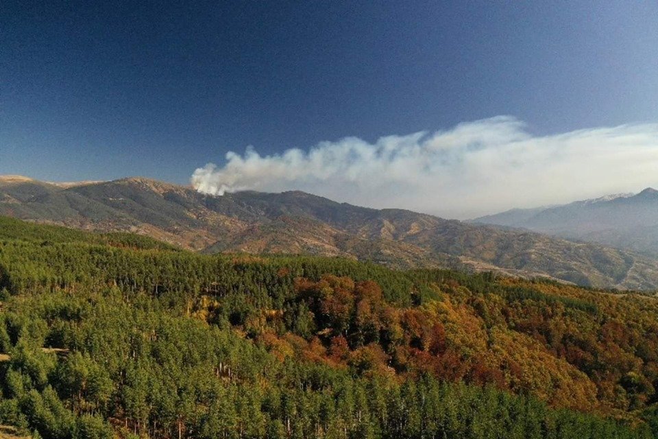 Vidiaha ot satelit kolko strashno e ognenoto bedstvie v Balkana /SNIMKI I VIDEO/