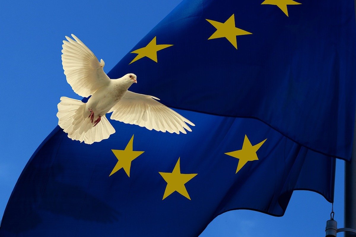 Flag Unit Peace Dove European Harmony Europe Dove