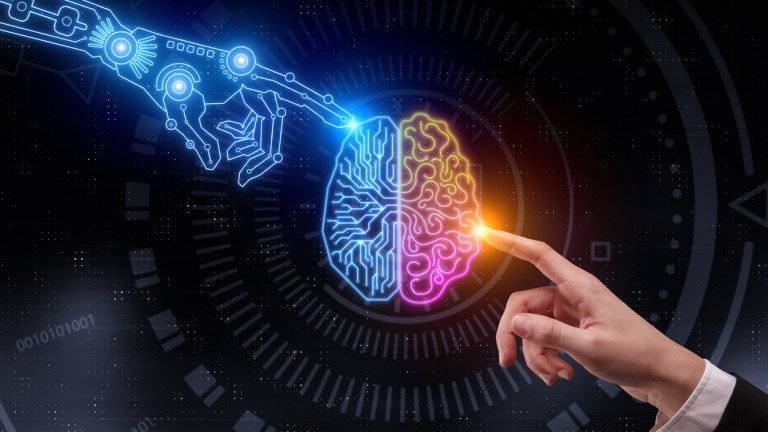 Artificial intelligence and future concept