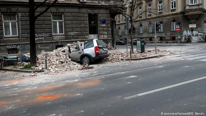 хърватия земетресение